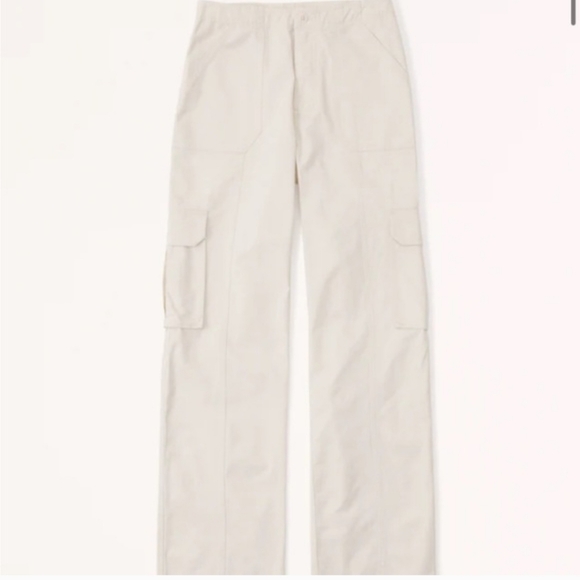 Abercrombie & Fitch Cargo Pants | Beige | Size 30 Long - Picture 2 of 7